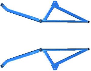 Mazda Miata Roadster Chassis Bracing - Rear - Cusco - Power Brace Floor - 2016